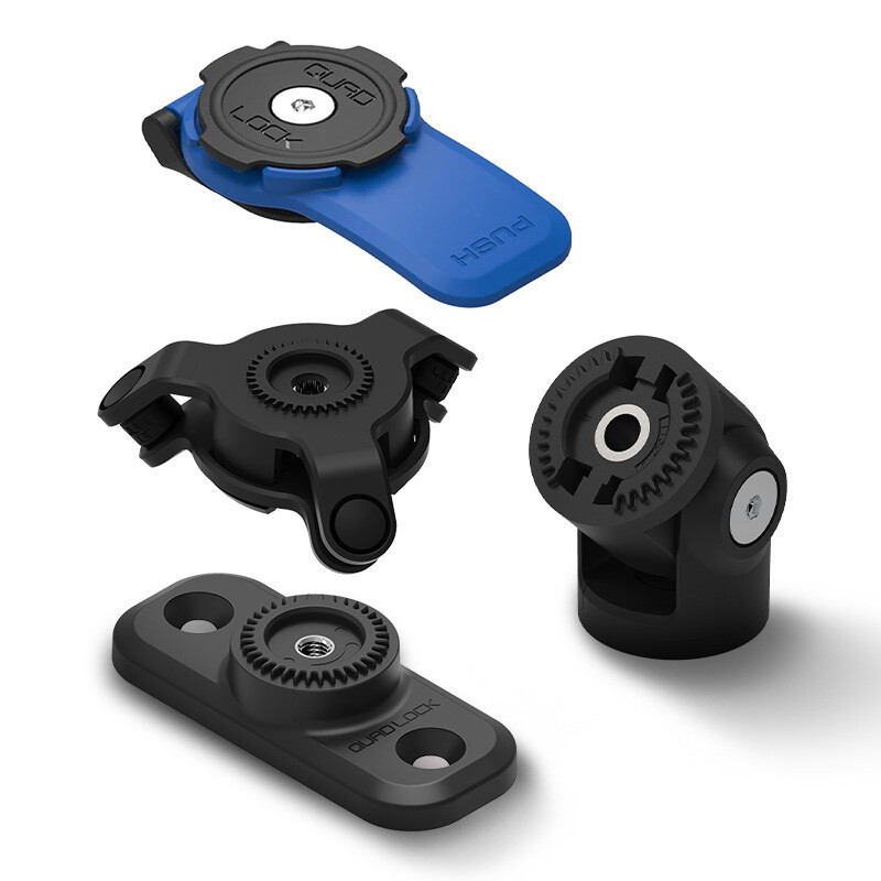 Kit de montaje para scooter QUAD LOCK 360 - base/adaptador/soporte + amortiguador de vibraciones
