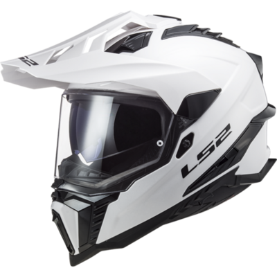 Casco LS2 MX701 Explorer 06 Blanco Sólido