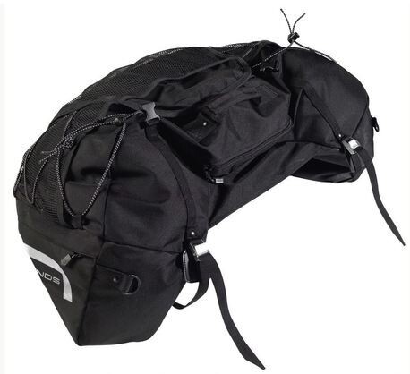 Lindstrands Saddle bag Bolsa Negro 52l