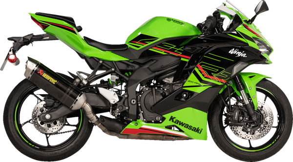 Silencioso AKRAPOVIC
MUFFLER SLIP CF/TI KAWASAKI ZX-4R Homologado