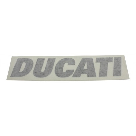 PEGATINA DEPOSITO GASOLINA DUCATI GRIS OSCUROO