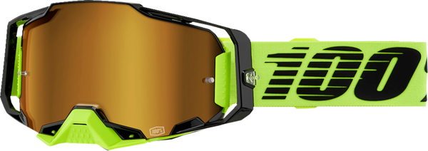 Gafas de protección Armega 100% GOGL ARMEGA NEON YL MR GD