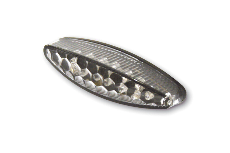 Piloto trasero LED HIGHSIDER Little Number1 (con luz de matrícula)