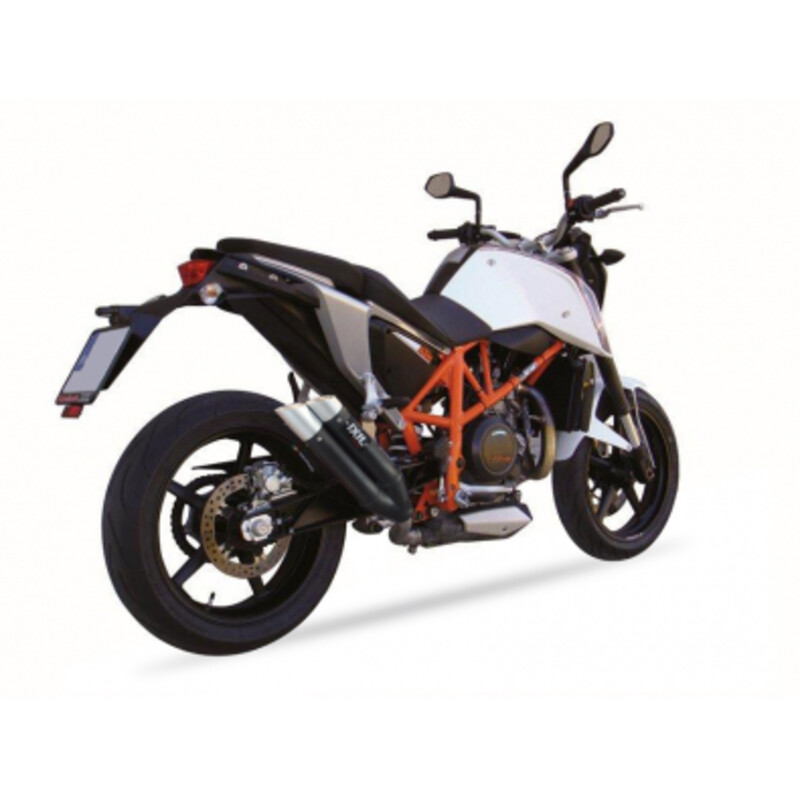 Silenciador IXIL Dual Hyperlow Black XL L3XB - XM3370XB KTM 690 DUKE ABS [690]