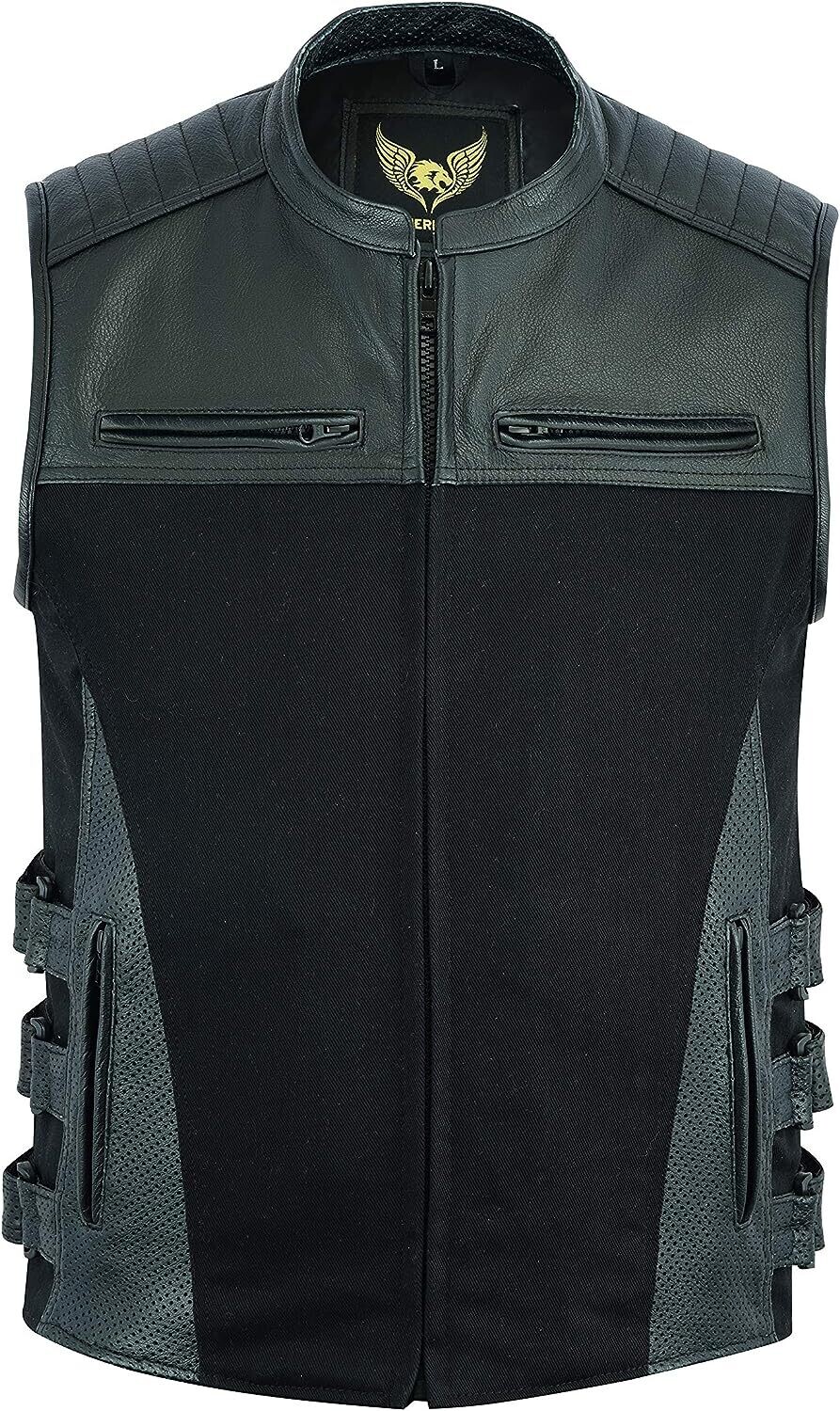 Leatherick Chaleco Cuero Warrior Style