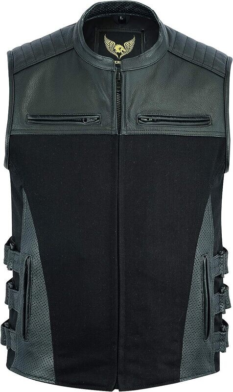 Leatherick Chaleco Cuero Warrior Style