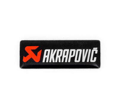 PEGATINA RESISTENTE AL CALOR AKRAPOVIC
STICKER GEL BK 30x11