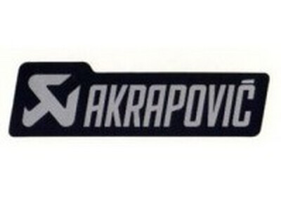 PEGATINA RESISTENTE AL CALOR AKRAPOVIC
STICKER AKRAPOVIC 150X44