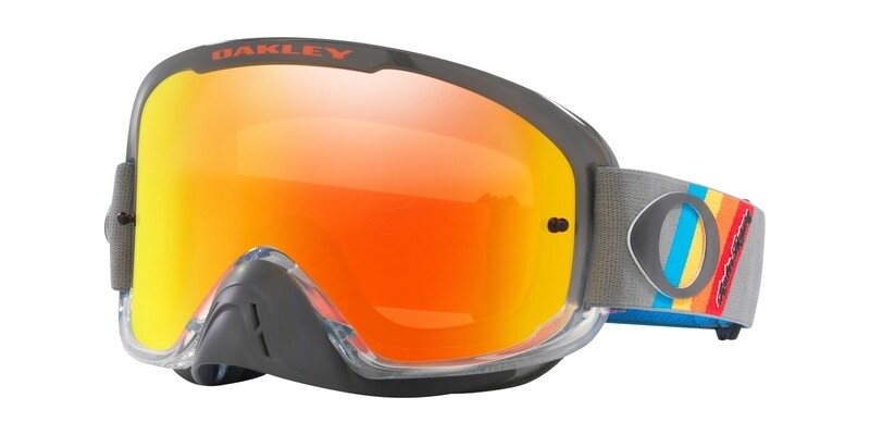 Gafas OAKLEY O-Frame 2.0 Pro MX - TLD Grey Stripes Lente Fire Iridium