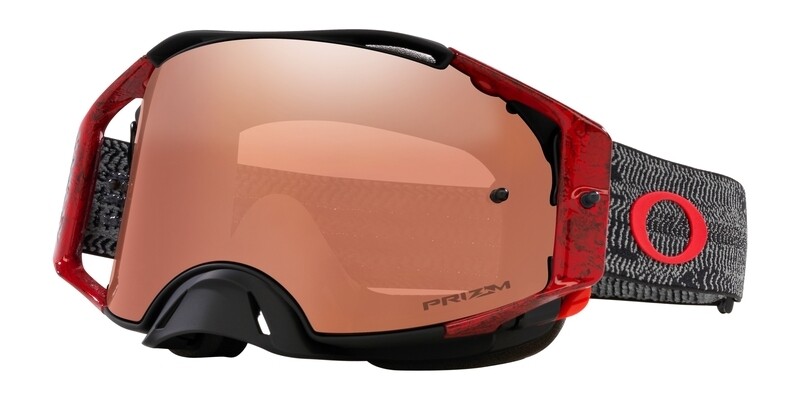 Gafas OAKLEY Airbrake MX - Black Flux Lente Prism MX Black