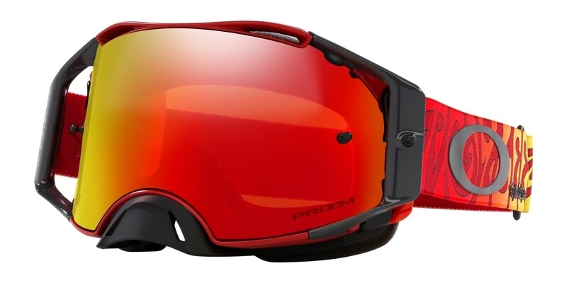 Gafas OAKLEY Airbrake MX - TLD Trippy Red Lente Prizm MX Torch