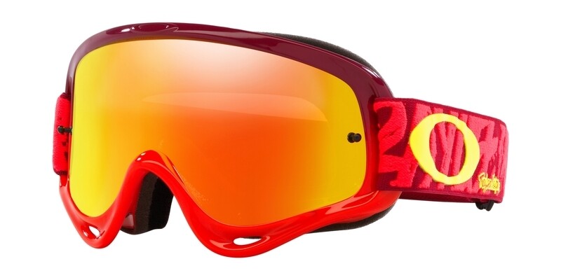 Gafas OAKLEY O-Frame MX - TLD Painted Red Lente Fire Iridium