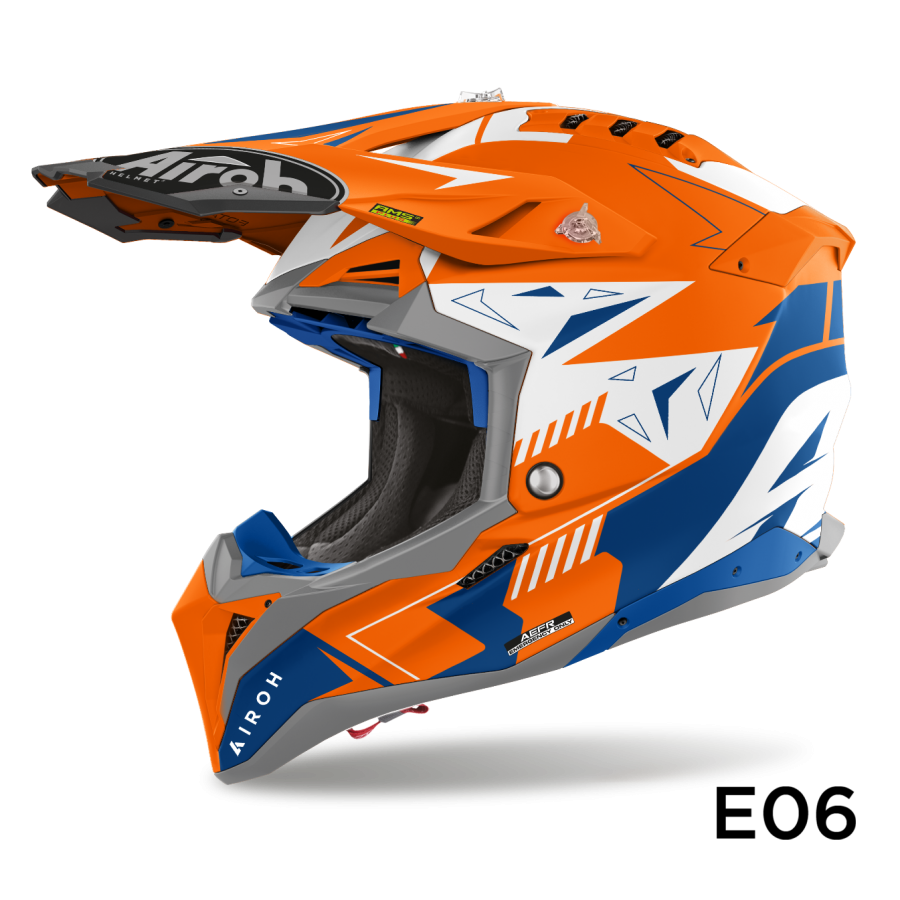 Airoh AVIATOR 3 SPIN ORANGE FLUO MATT