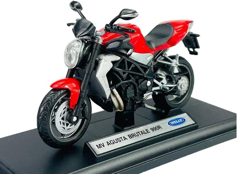 MV Augusta Brutale 990R Rojo Con Base 1:18