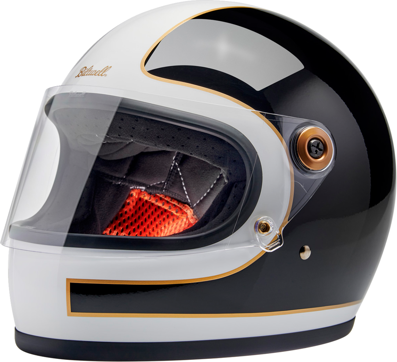 BILTWELL
HELMET GRINGO BLACK / WHITE