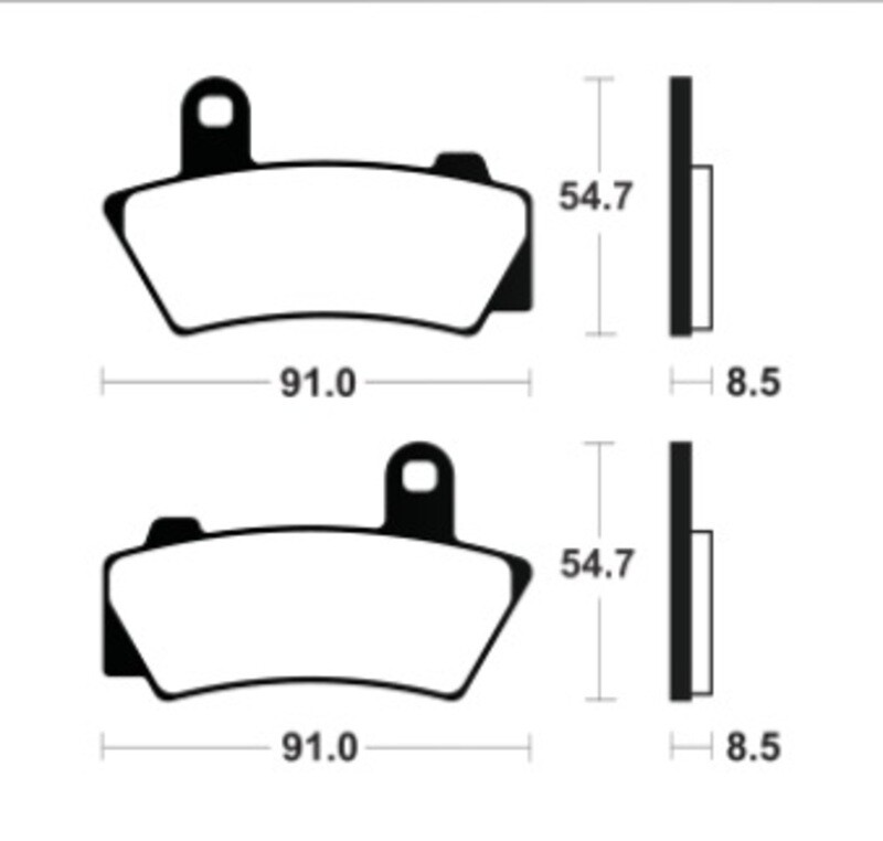 Pastillas de freno TECNIUM Supersport sinterizadas - MR495 para BMW BMW R 18 B