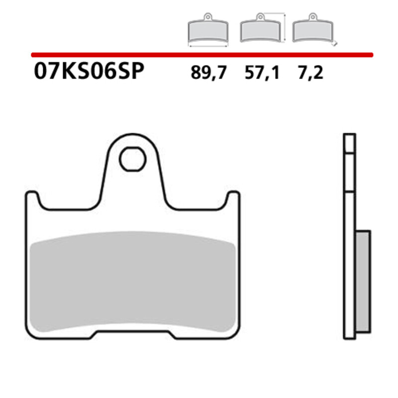 Pastillas de freno BREMBO sinterizadas - 07KS06SP BMW M 1000 RR [1000]