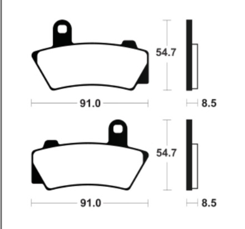 Pastillas de freno TECNIUM Supersport sinterizadas - MF495 Bmw R 18