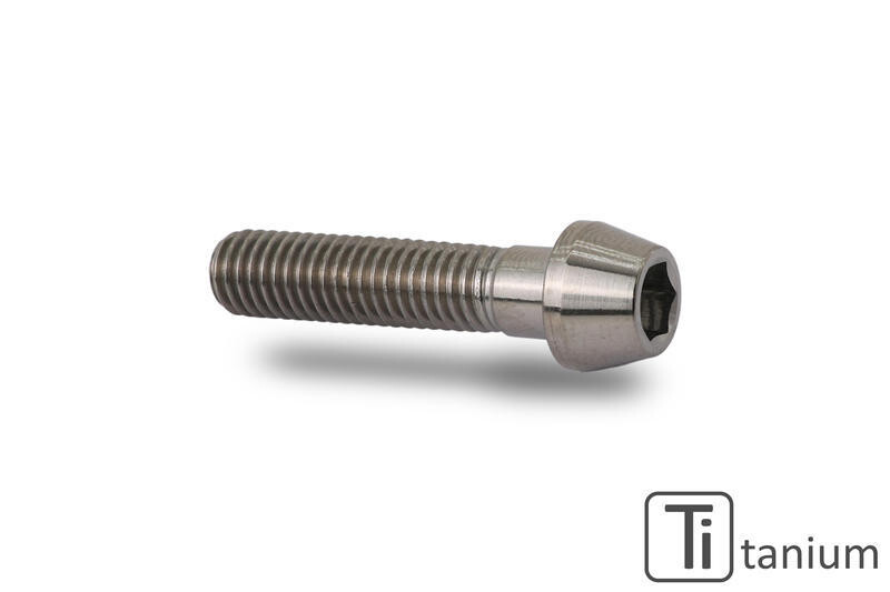 TORNILLO SOPORTE DE ESCAPE EN TITANIO M8x35 - Titanio CNC RACING