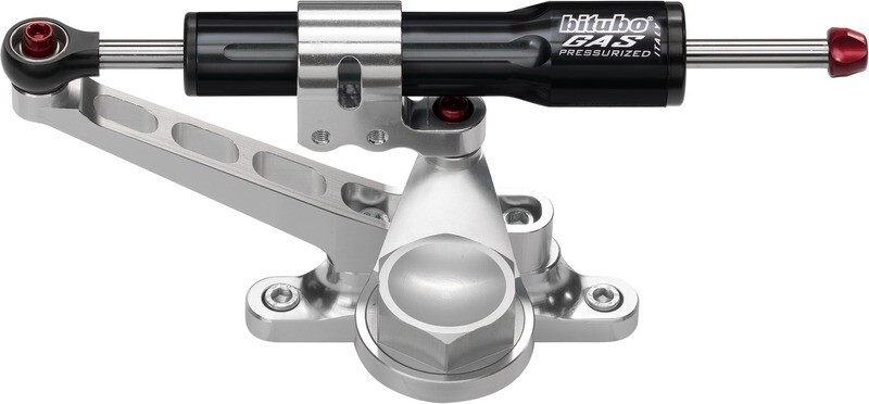 Kit amortiguador de dirección BITUBO rojo montaje sobre depósito - Ducati 696 Monster / ABS