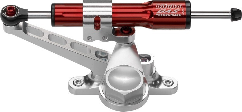 Kit amortiguador de dirección BITUBO rojo montaje sobre depósito - Ducati 848 / EVO