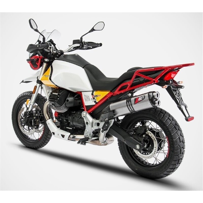 ESCAPE ZARD RACING ACERO INOX MOTO GUCCI V85 TT Homologado