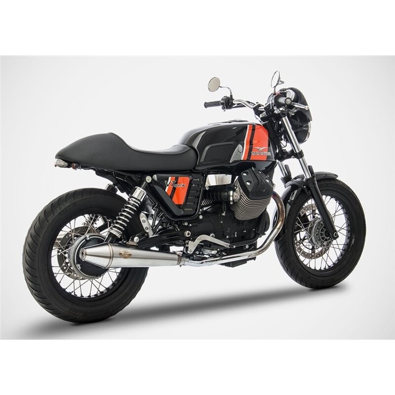 ZARD SILENCIOSO CÓNICO INOX RACING ZARD MOTO GUZZI V7 CLASSIC - V7 II SPECIAL - V7 II STONE 08-15