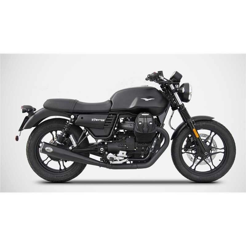 ZARD SILENCIOSO ZUMA CERAMICO NEGRO RACING MOTO GUZZI V7 III 2017/19.