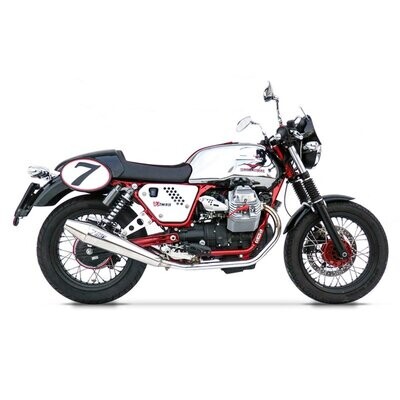 ZARD ESCAPE CROMADO CÓNICO ZARD GUZZI V7 CAFE RACER