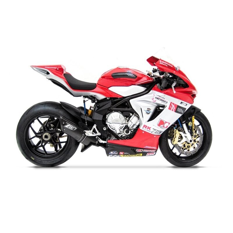 ZARD KIT COMPLETO PENTA EVO INOX-ALUMINIO NEGRO MV AGUSTA F3