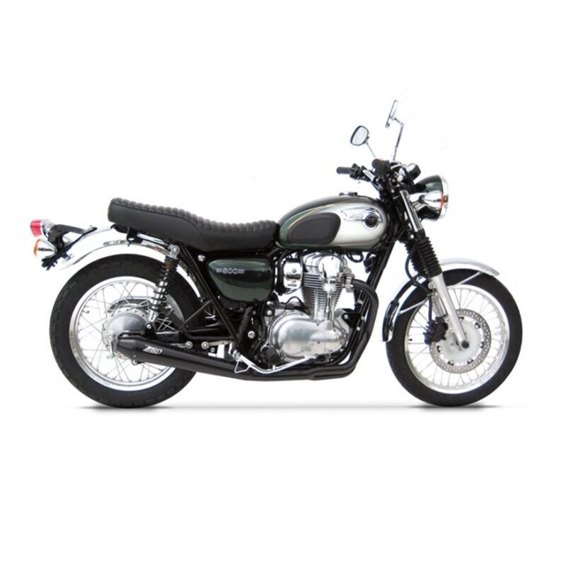 ZARD KIT 2 EN 1 CÓNICO ACERO INOXIDABLE KAWASAKI  W 800