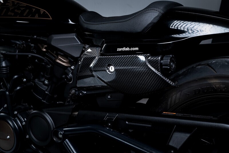 Zard Harley Davidson SPORTSTER S 1250 - TAPA DE RADIADOR + PANEL LATERAL CARBONO