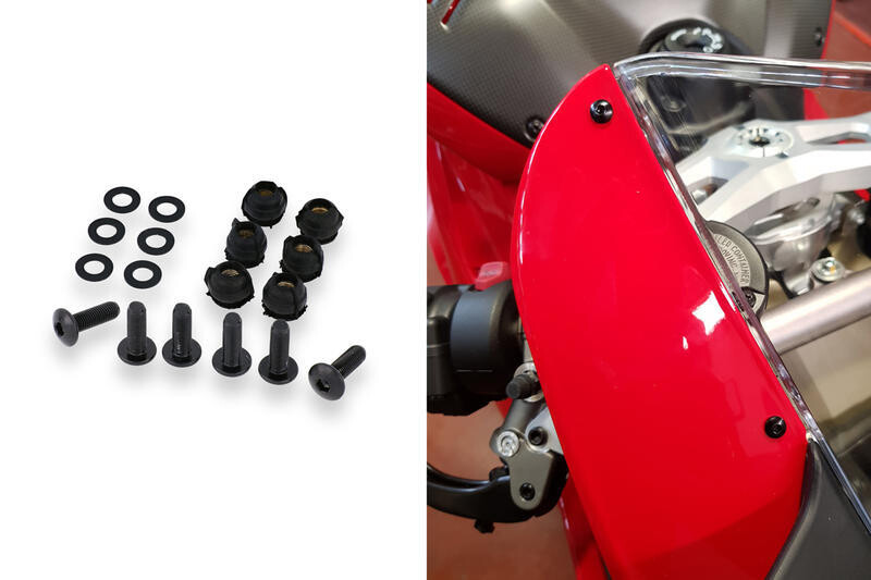 Kit tornillos de pantalla 6 piezas - Ducati Panigale V2 V4 Cnc Racing