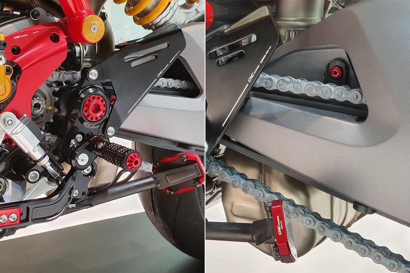 Kit tornillos zapata deslizante cadena superior Ducati Hypermotard 821/939/950 Cnc Racing
