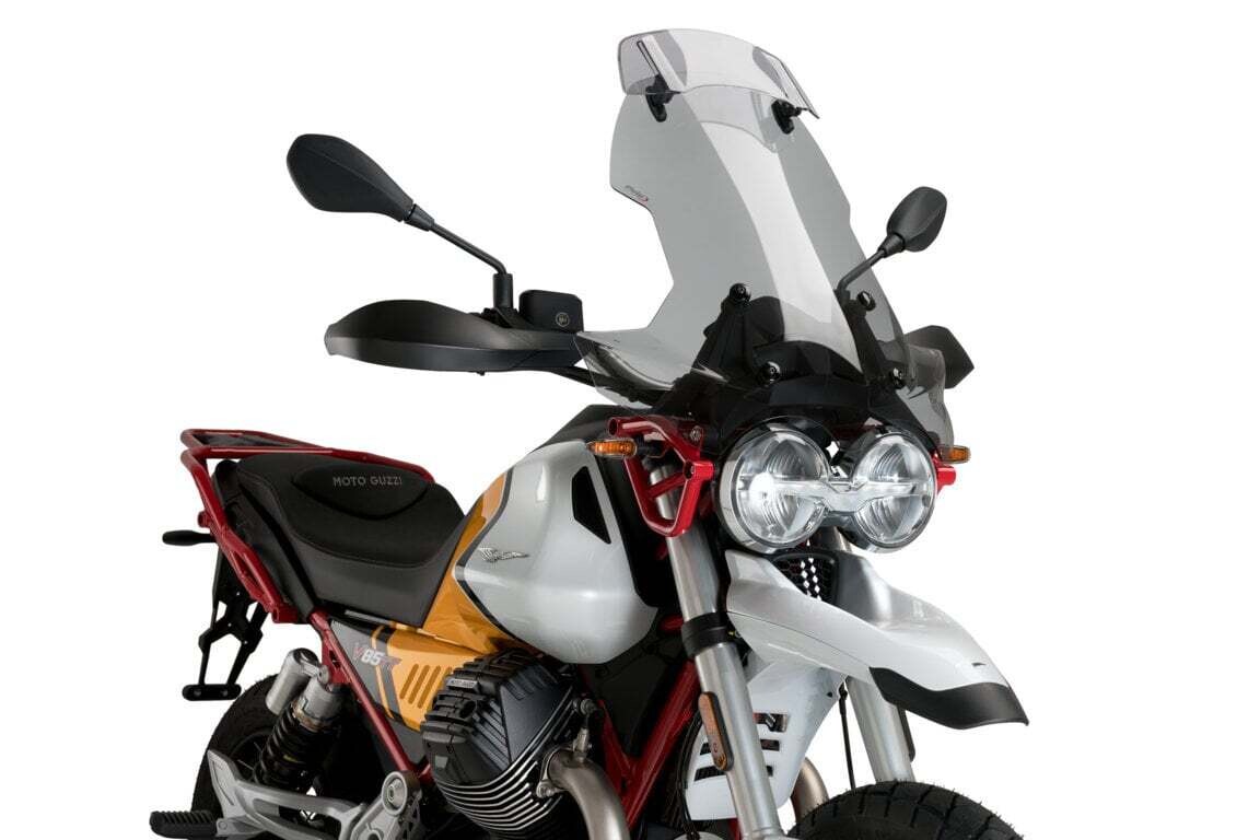 CÚPULA TOURING CON VISERA PARA MOTO GUZZI V85 EVOCATIVE GRAPHICS