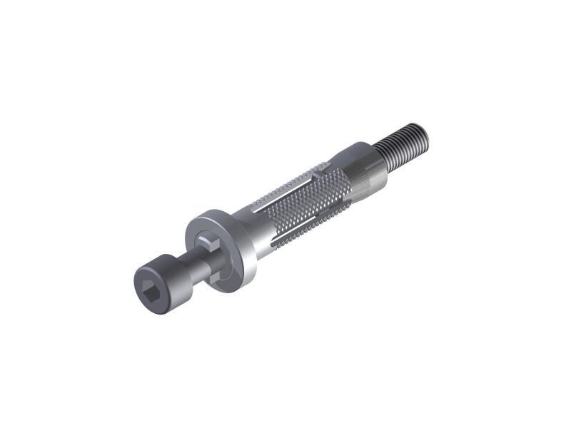 Adaptador con sistema antigiro para montar las protecciones de las manetas de freno y embrague delanteras. Cnc Racing