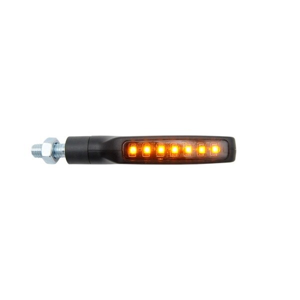 Lightech Intermitente Secuencial (Juego Intermitentes de Dirección Homologado E8) en Color Negro