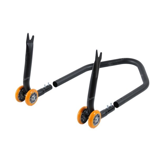 Lightech Caballete Posterior Desmontable de Hierro para diabolos, 4 Ruedas