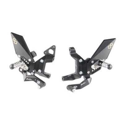Lightech Estribera Regulable con Estribo Fijo para Ducati Panigale V4 / STREETFIGHTER V4