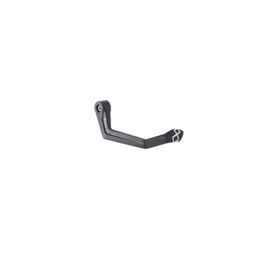 Lightech Protección de Aluminio Maneta Freno - Entreagujeros 132mm / Puntera Color Negro