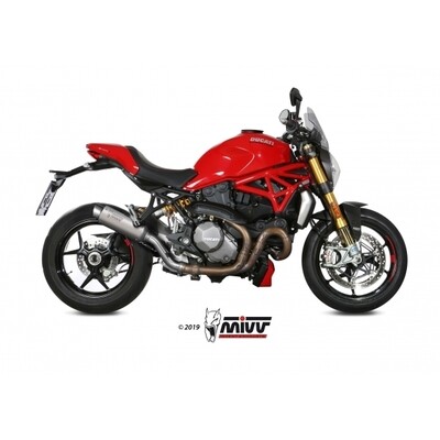 MIVV SLIP-ON GPpro TITAN DUCATI MONSTER 821 2018-20 / MONSTER 1200 2017-21