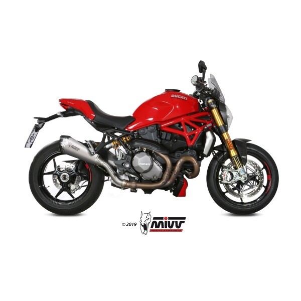 MIVV SLIP-ON DELTA RACE ST. STEEL DUCATI MONSTER 821 2018-20 / MONSTER 1200 2017-21