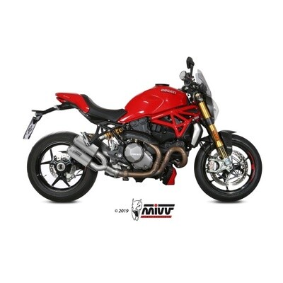 MIVV 2 SLIP-ON MK3 ST. STEEL DUCATI MONSTER 821 2018-20 / MONSTER 1200 2017-21