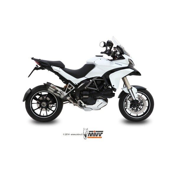 MIVV SLIP-ON SUONO ST. STEEL WITH CARBON CAP DUCATI MULTISTRADA 1200 2010-14