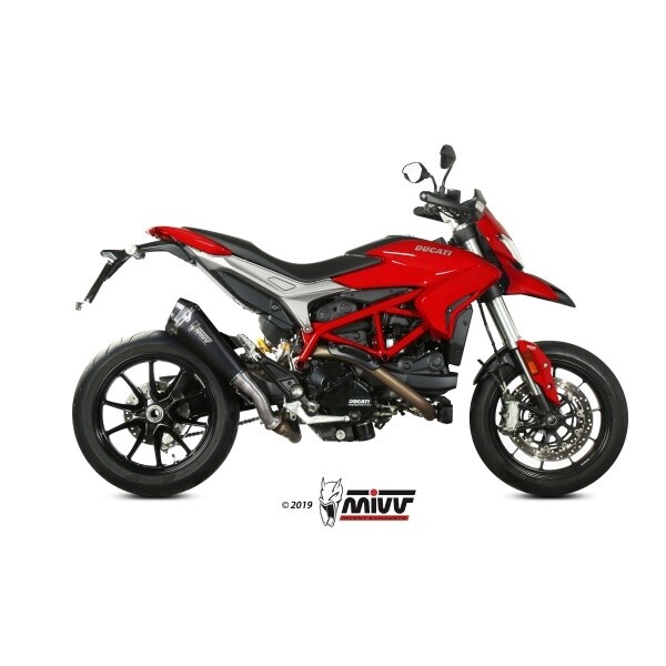 MIVV SLIP-ON DELTA RACE BLACK DUCATI HYPERMOTARD 939 2016-18