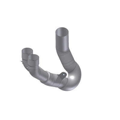 Supresor catalizador MIVV TUBO NO KAT (COMPATIBLE CON SILENCIADORES MIVV Y ORIGINAL) DUCATI HYPERMOTARD 950 / SP 2019-20