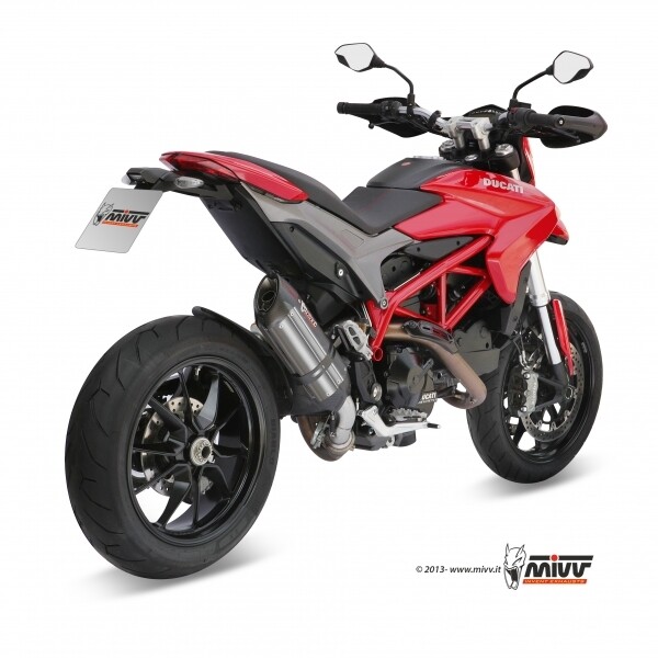 MIVV SLIP-ON SUONO ST. STEEL WITH CARBON CAP DUCATI HYPERMOTARD 821 / HYPERSTRADA 821 2013-15