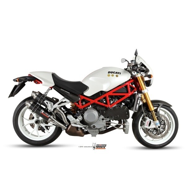 MIVV 2 SLIP-ON GP CARBON DUCATI MONSTER S4Rs 2006-08