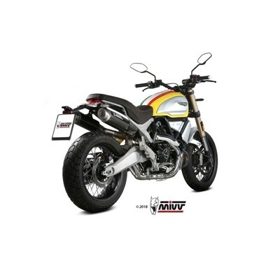 MIVV 2 SLIP-ON GPpro CARBON DUCATI SCRAMBLER 1100 2018-20