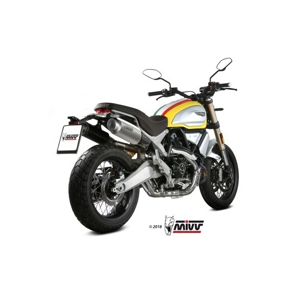MIVV 2 SLIP-ON GPpro TITAN DUCATI SCRAMBLER 1100 2018-20